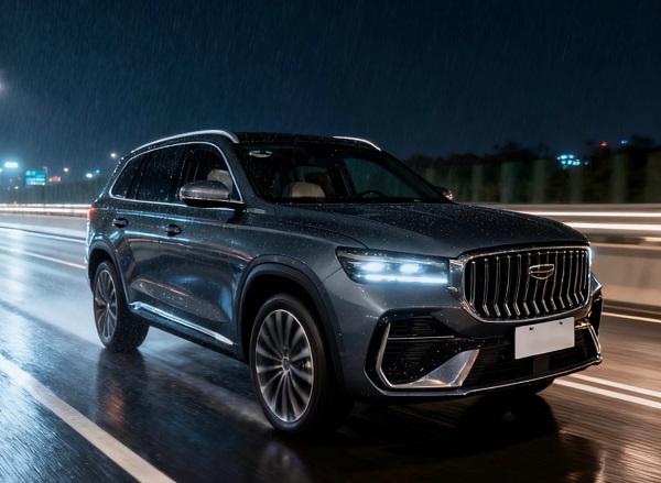 Geely Xingyue L dilatatur in foro Asiatico Centrali